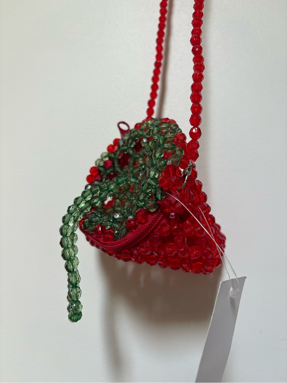 NWT Kimchi Blue Strawberry Beaded Crossbody Bag - Picture 5 of 13